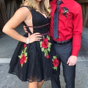 2017 Sherri Hill roses dress